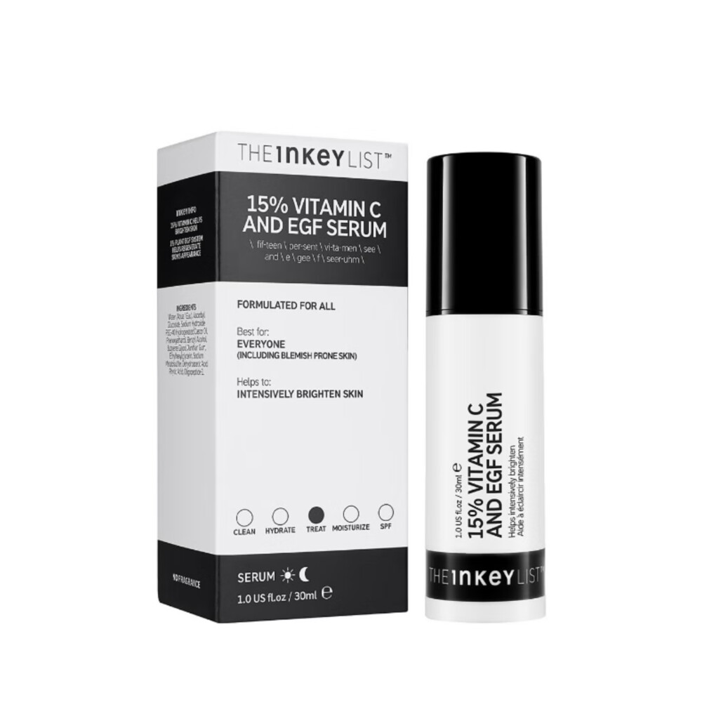 The Inkey List 15% Vitamin C And Egf Serum30 ml