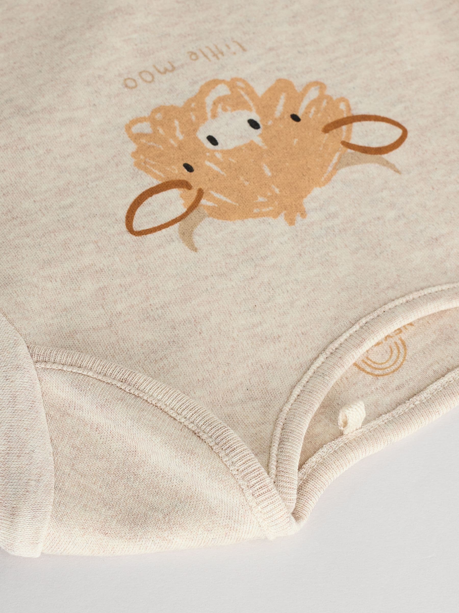 Neutraal - Hamish babybodysuits verpakking van 3