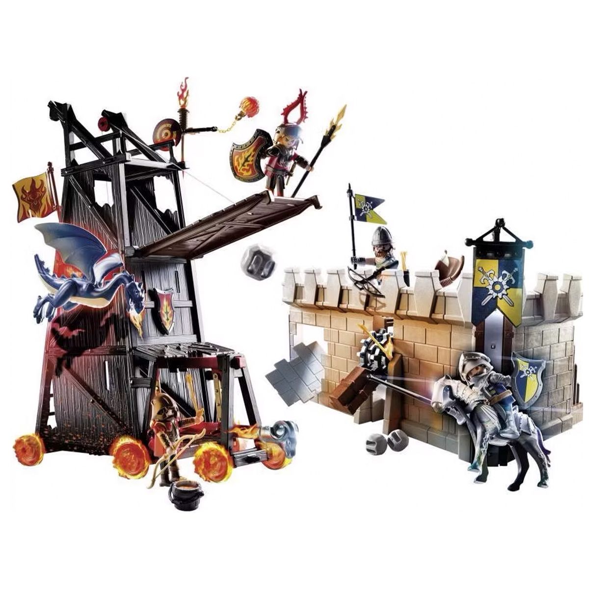 PLAYMOBIL® 70870 - Novelmore - Spielset, Angriff mit dem Kampfturm
