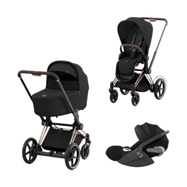 Cybex E-Priam 4 Kinderwagen Set 3-in-1 - Cozy Beige