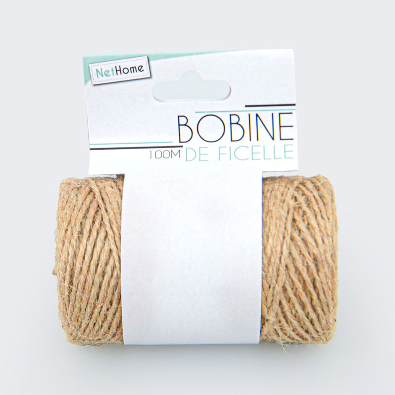 Bobine de ficelle en jute