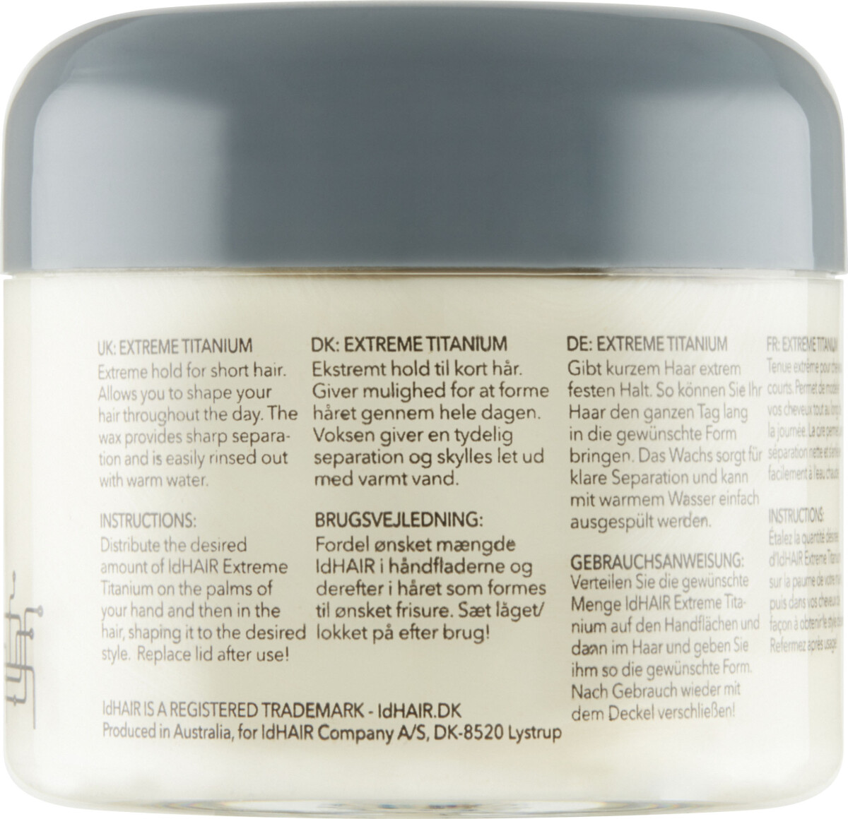 Id Hair Extreme Titanium - Hårvoks 100 ML