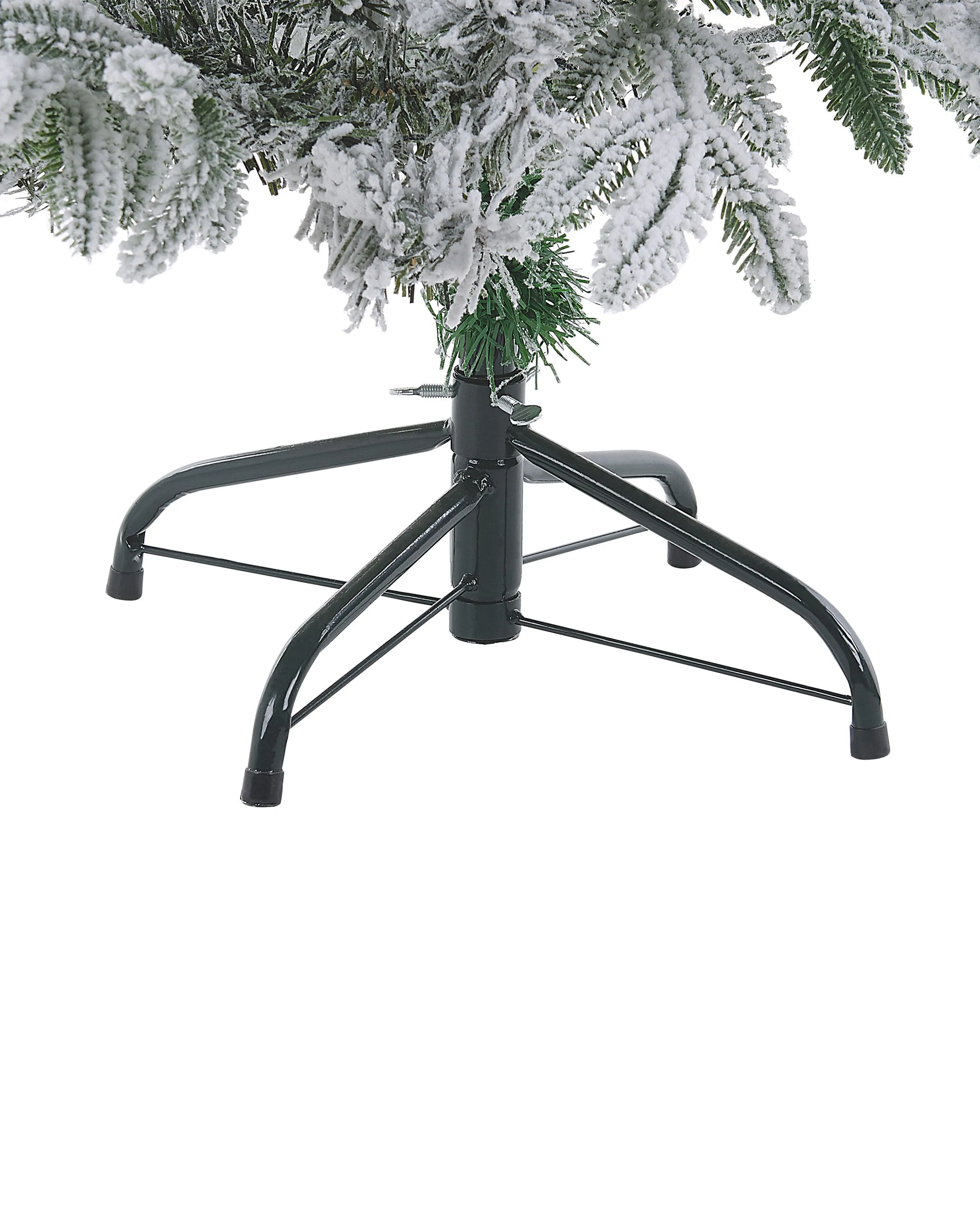Besneeuwde kunstkerstboom BASSIE 120 cm Wit