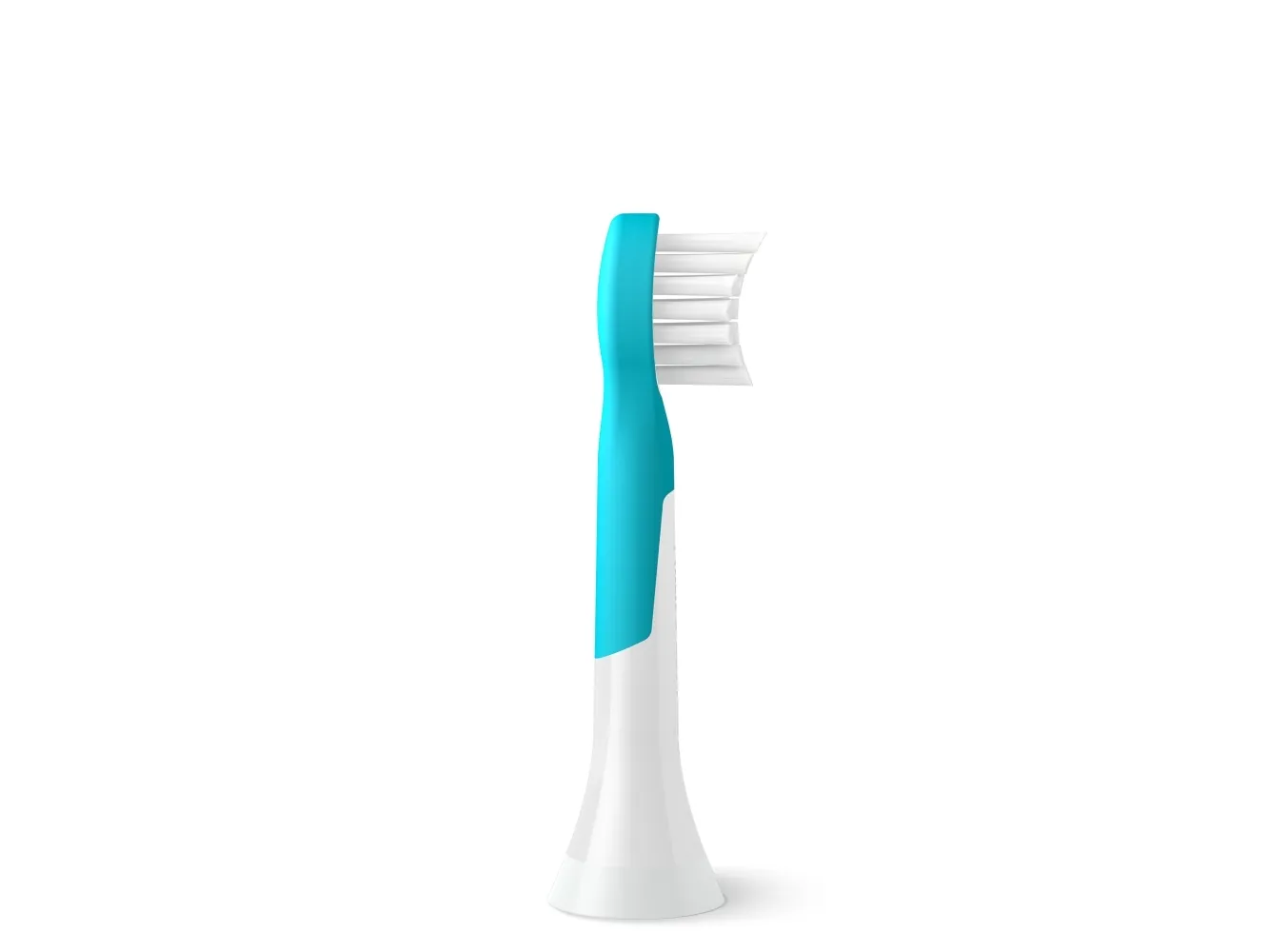 Philips Sonicare For Kids For Kids HX6032/90 Pakke med 2 børstehoveder, 2 stk, Blå, Hvid, 3 måned(er), Blød, Philips