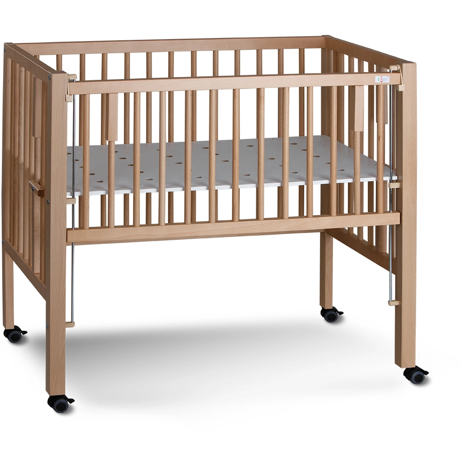 tiSsi® Beistellbett Maxi Boxspring natur 50 x 90 cm