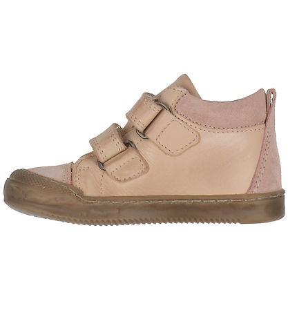 Pom Pom Schuhe - Sneakers Klettband - Alt Rose
