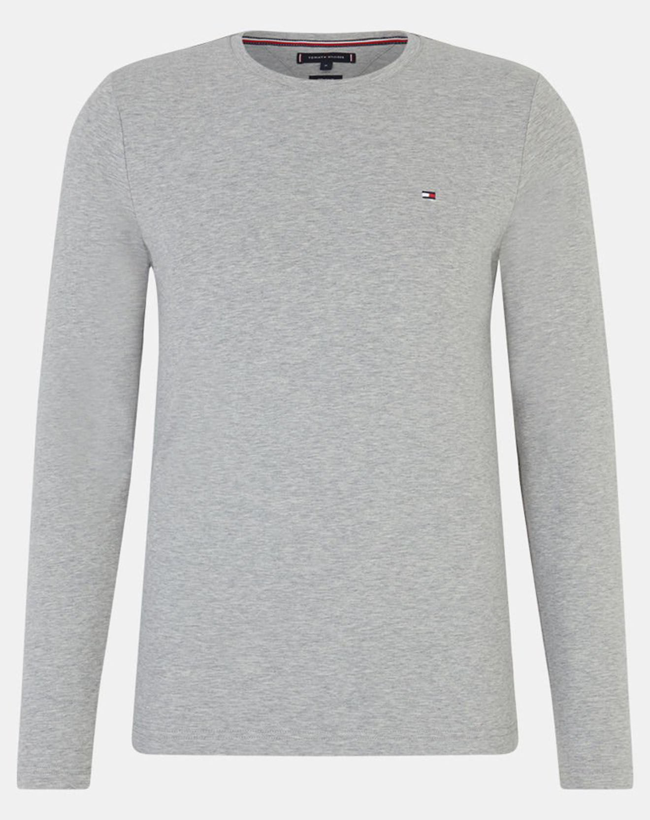 Tommy Hilfiger T-Shirt slim Stretch gris clair