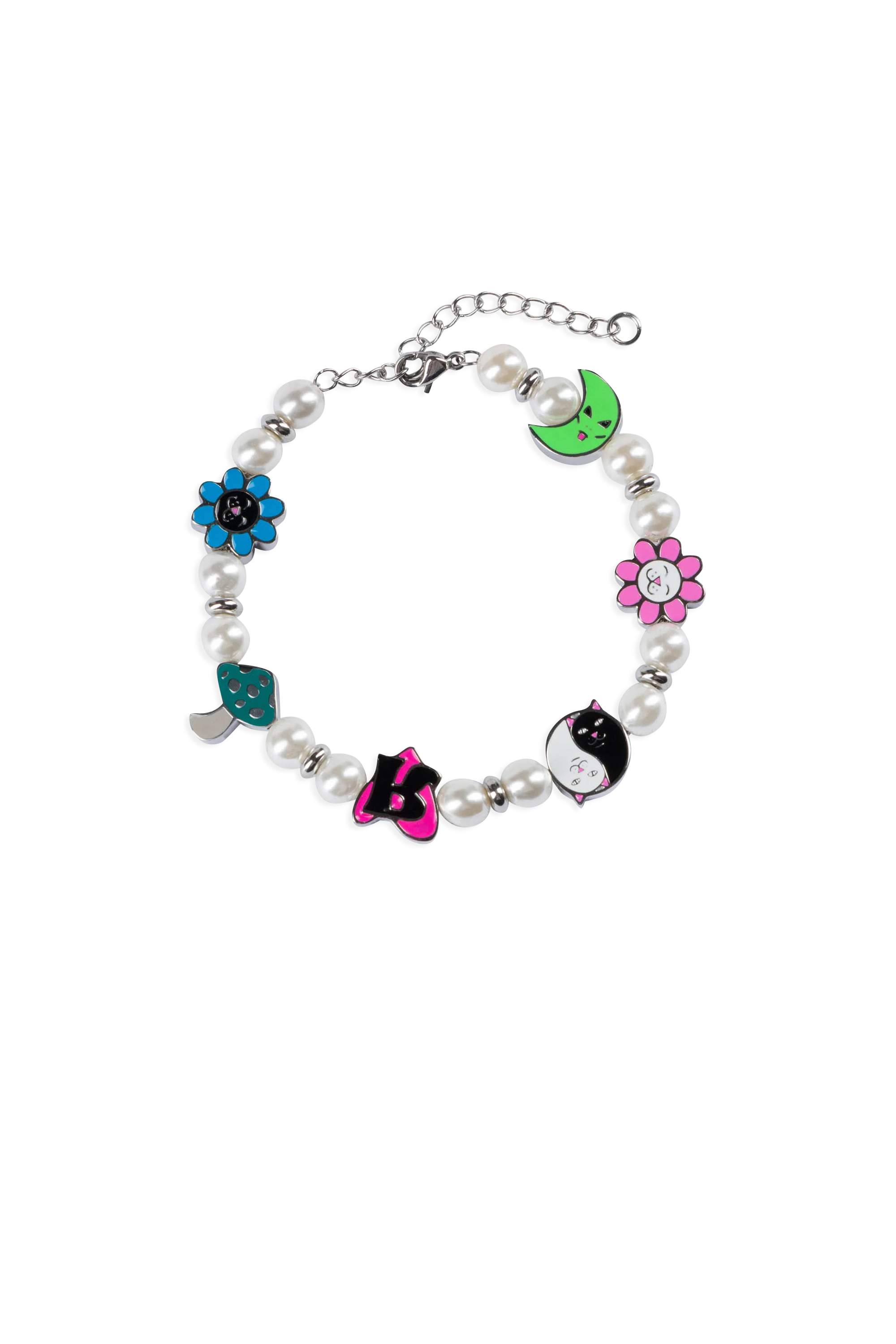 RIPNDIP Bracelet  Lucky Charms Pearl Necklace Multicolore