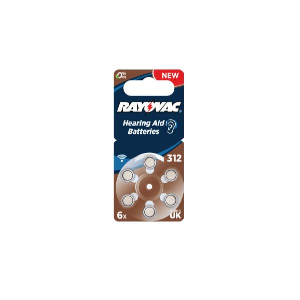 Rayovac Pack de 6 Pilhas V312A