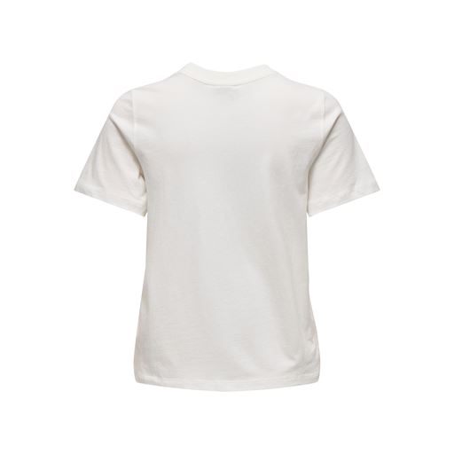 JDY Pisa Kortærmet T-shirt, Cloud Dancer, M