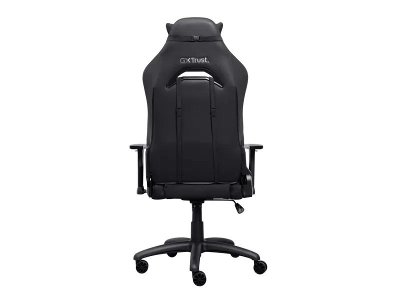 Trust GXT 719 RUYA - Spillestol - armstøtter - T-formet - vippe - drejeled - PU-behandlet læder - sort