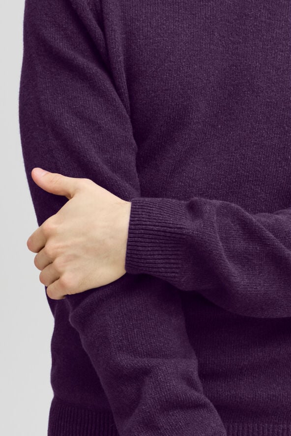 Casual Friday CFKARL crew neck bounty knit Montana grape melange