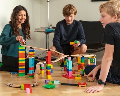 TOY2 Track Connector Builder Set XL Koblinger, Flerfarget