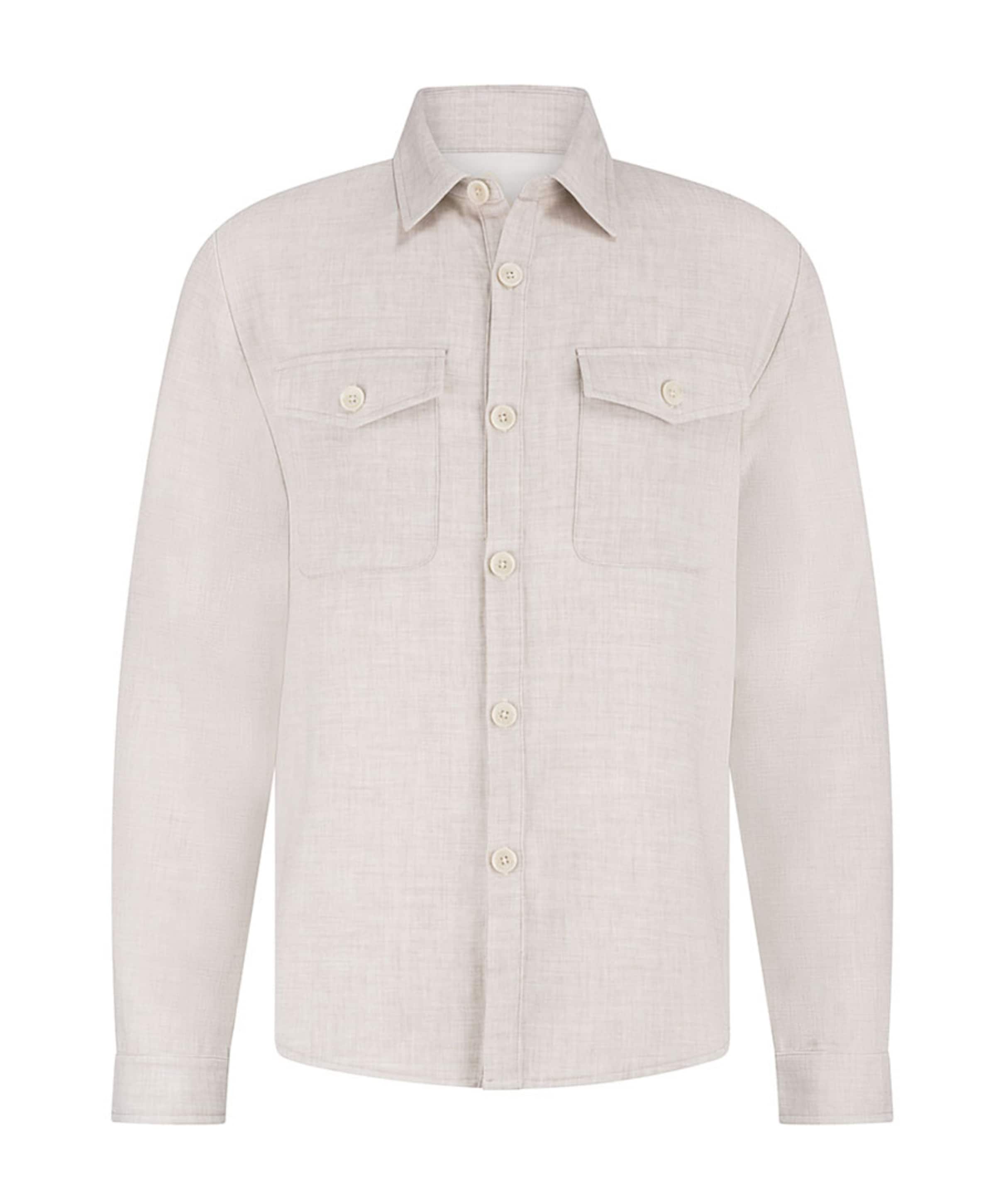 Scotland Blue Heren overshirt beige