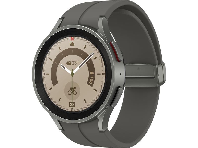 Samsung Galaxy Watch5 Pro BT 45 mm Grau Die Smartwatch für Ihre Abenteuer