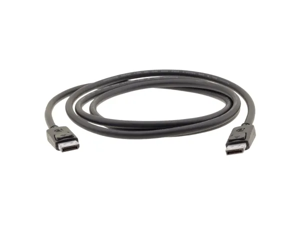 Kramer C-DP-50 - DisplayPort kabel - DisplayPort (han) haspet til DisplayPort (han) haspet - DisplayPort 1.2 - 15.2 m - 4K support - sort