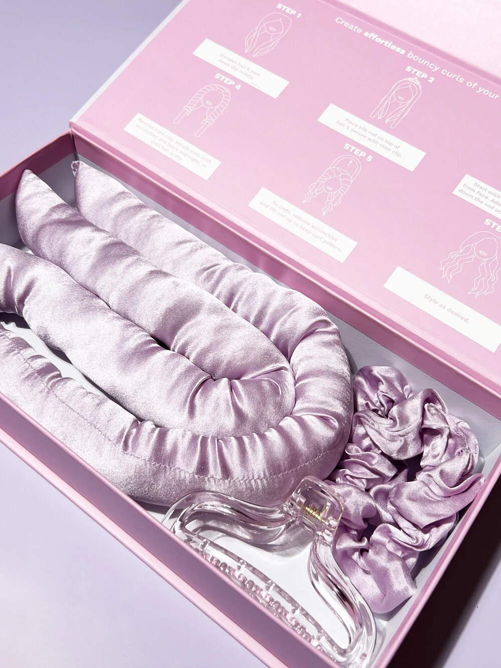 Mermade  Heatless Curls sæt - pink