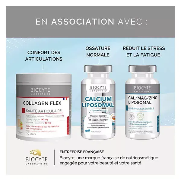 Biocyte Vitamine D3 Liposomal - Immunité et Maintien des Os - 90 Gélules