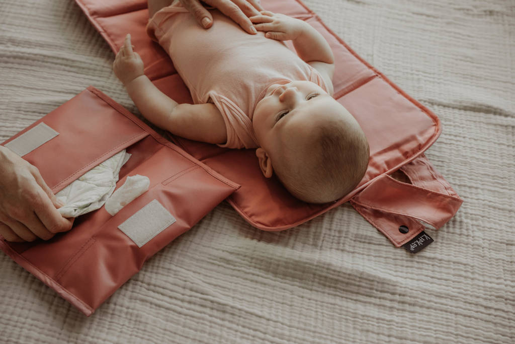 Napper luieretui koraalrood