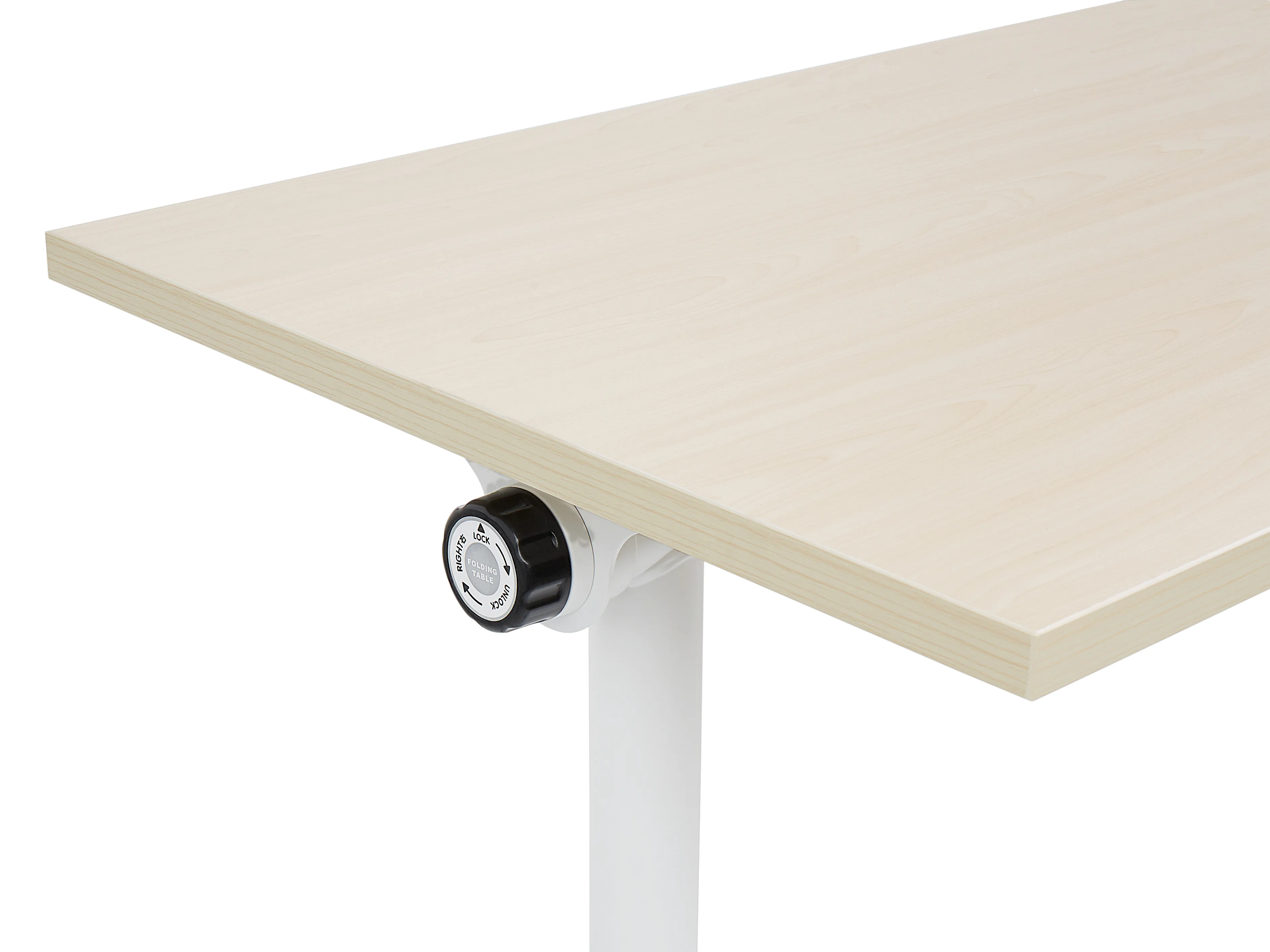 Inklapbaar bureau CAVI Lichtbruin 180 cm 60 cm met wielen