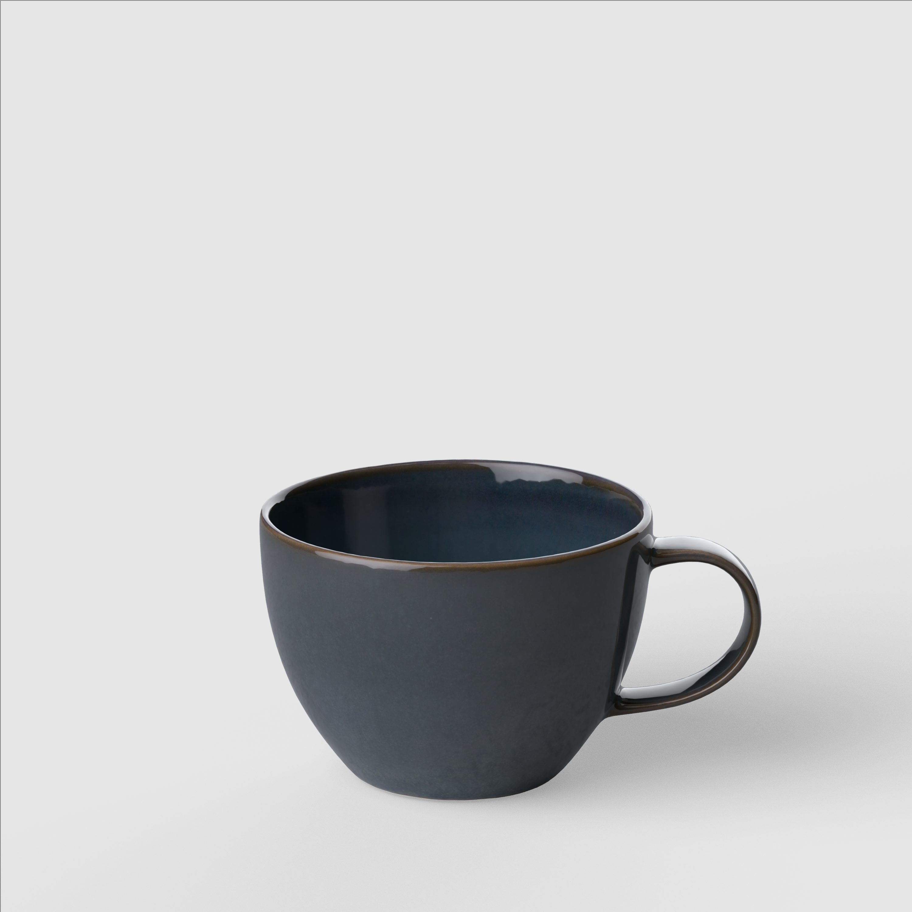 Crafted Coffee cup Blue, 5.8 oz, Premium Porcelain