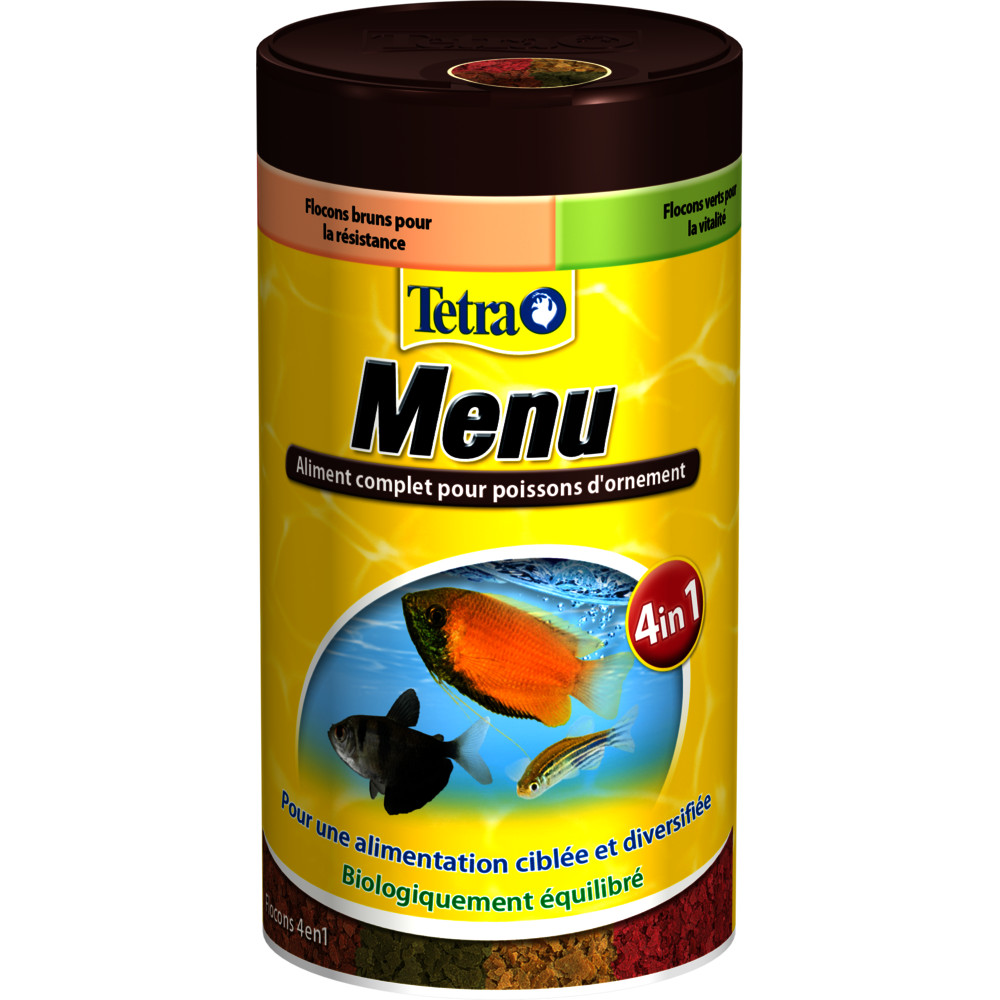 Menu alimentation pour poissons d'ornement 25g/100ml