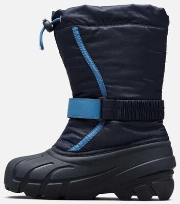 Sorel Childrens Flurry Vintersko, Collegiate Navy/Atmosphere