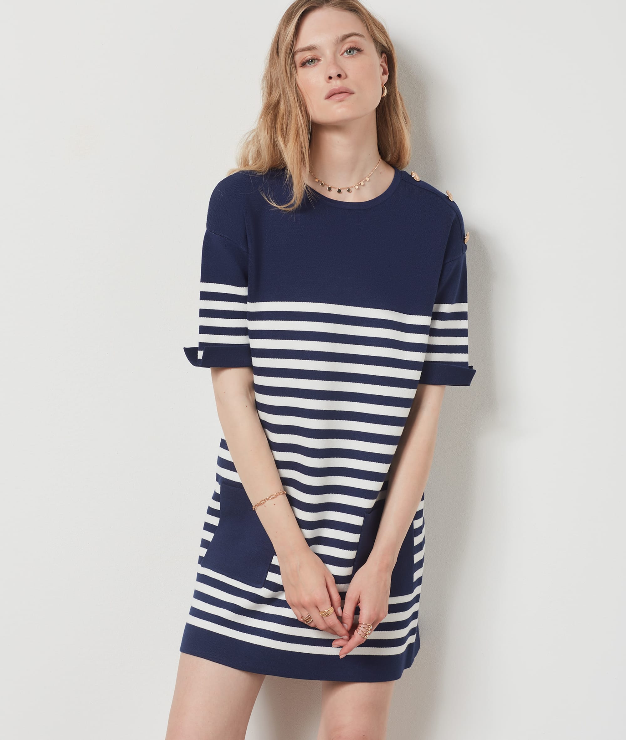 Robe à rayures