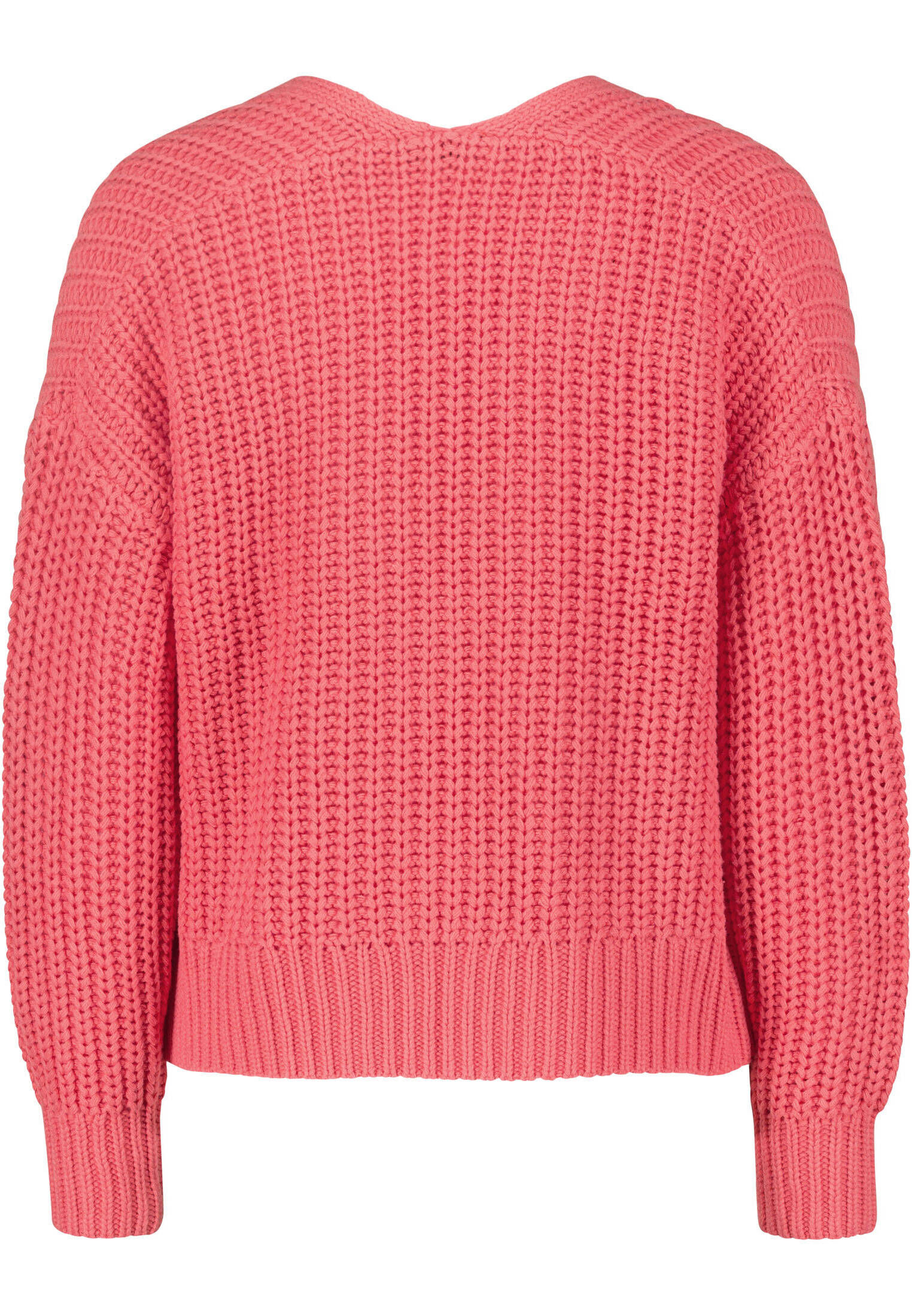 zero| Damen Kurze Grobstrickjacke