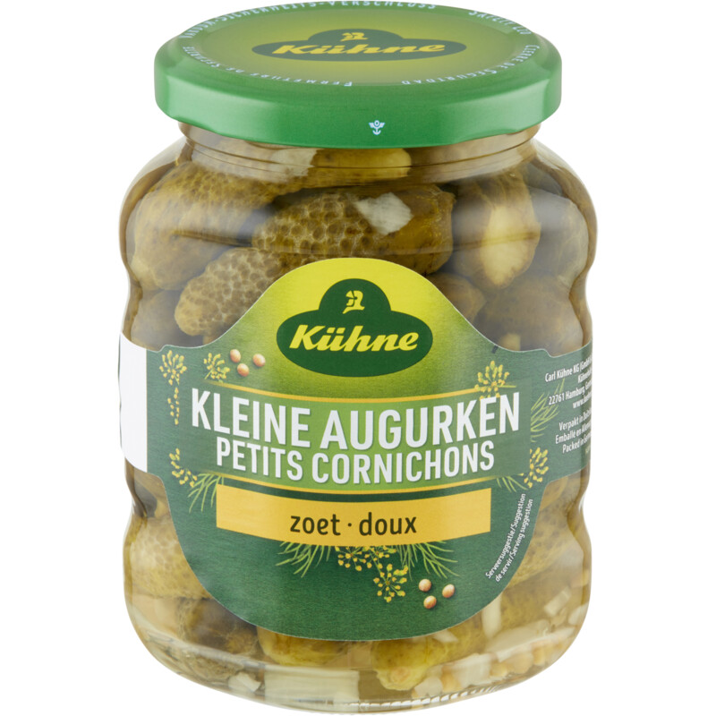 Kühne Kleine augurken zoet