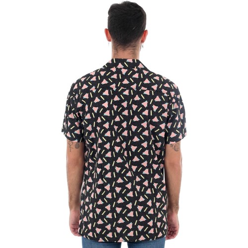Jack & Jones - 12150827 JORMIAMI RESORT SHIRT SS SH TAP SHOE Negro