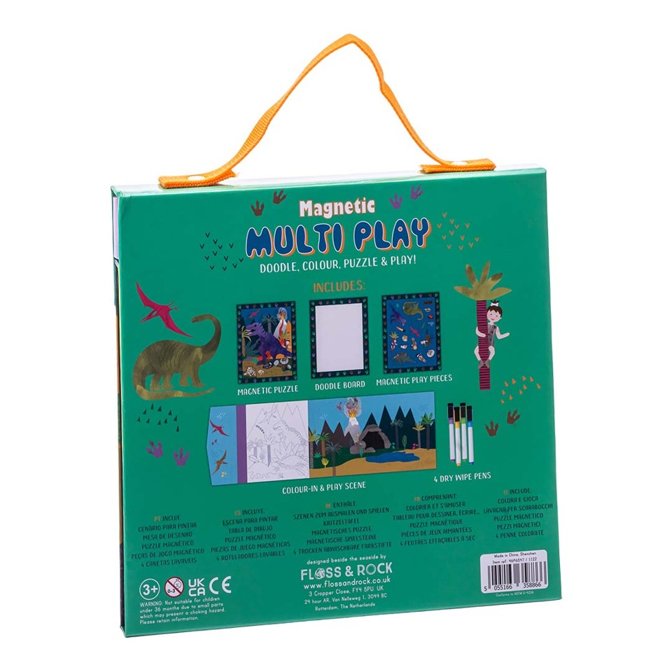 Floss & Rock - Dino Magnetisk Multi Play