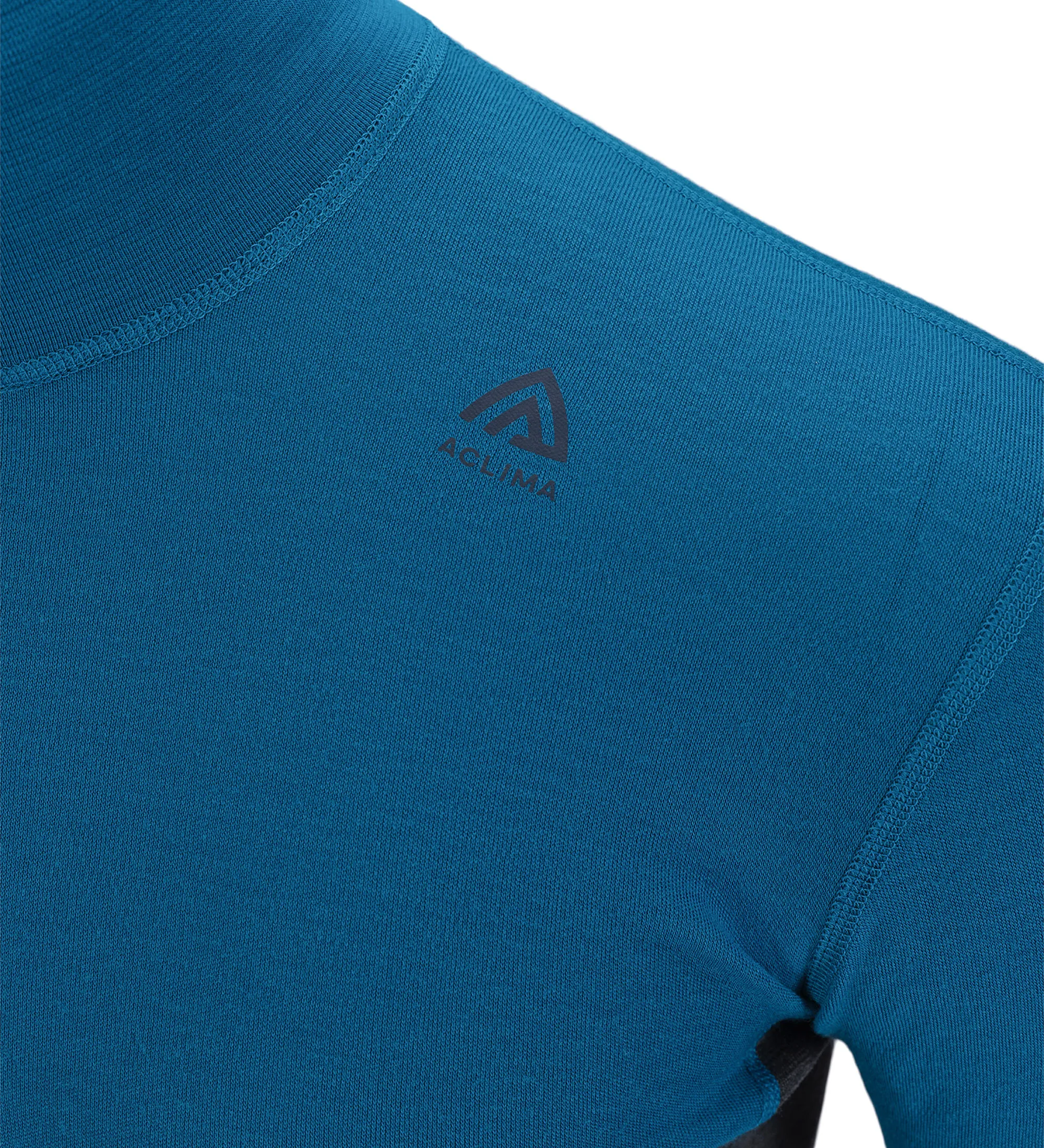 Aclima Men's WarmWool Polo Corsair / Marengo