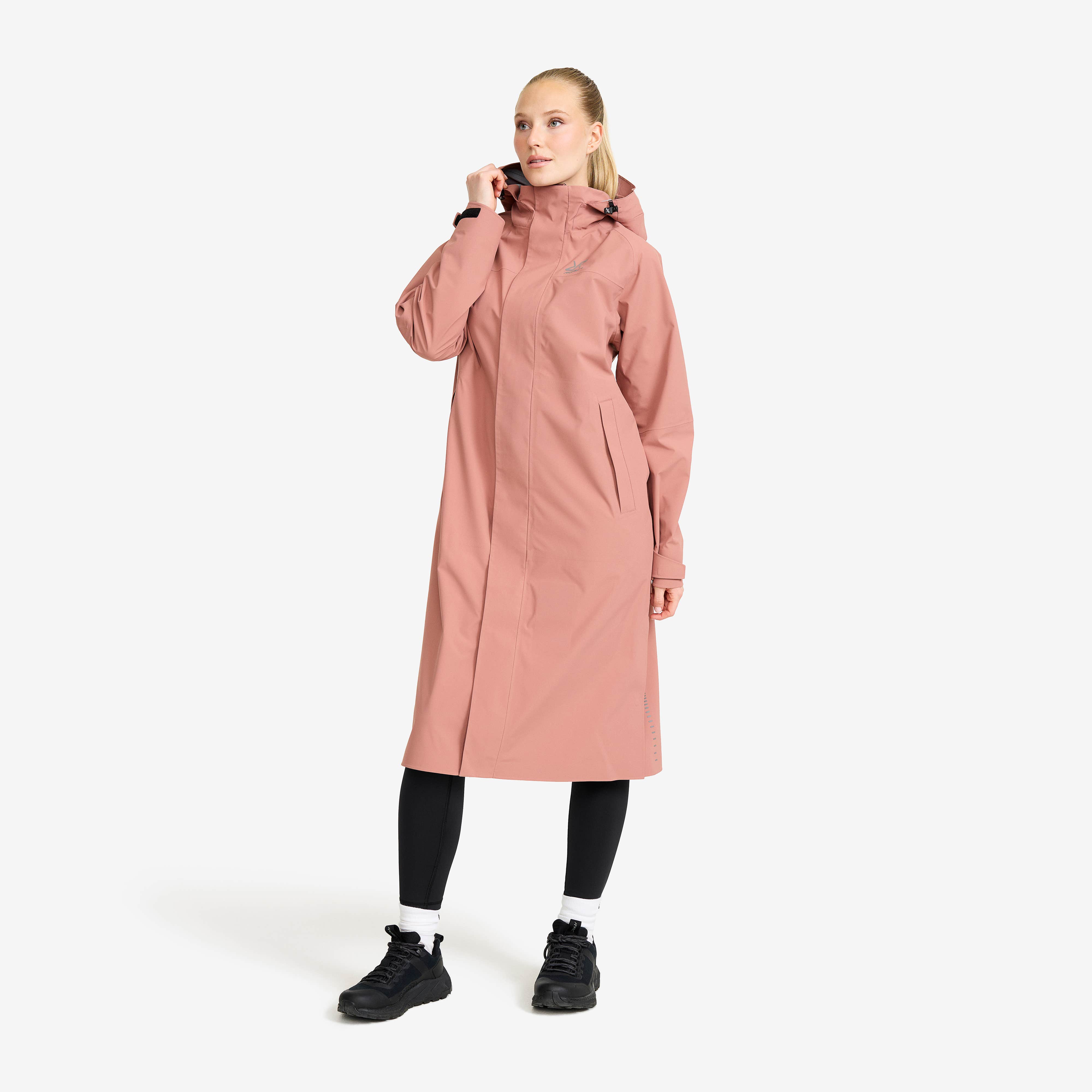 Cloud 3L Long Shell Parka Dame Pink Wood