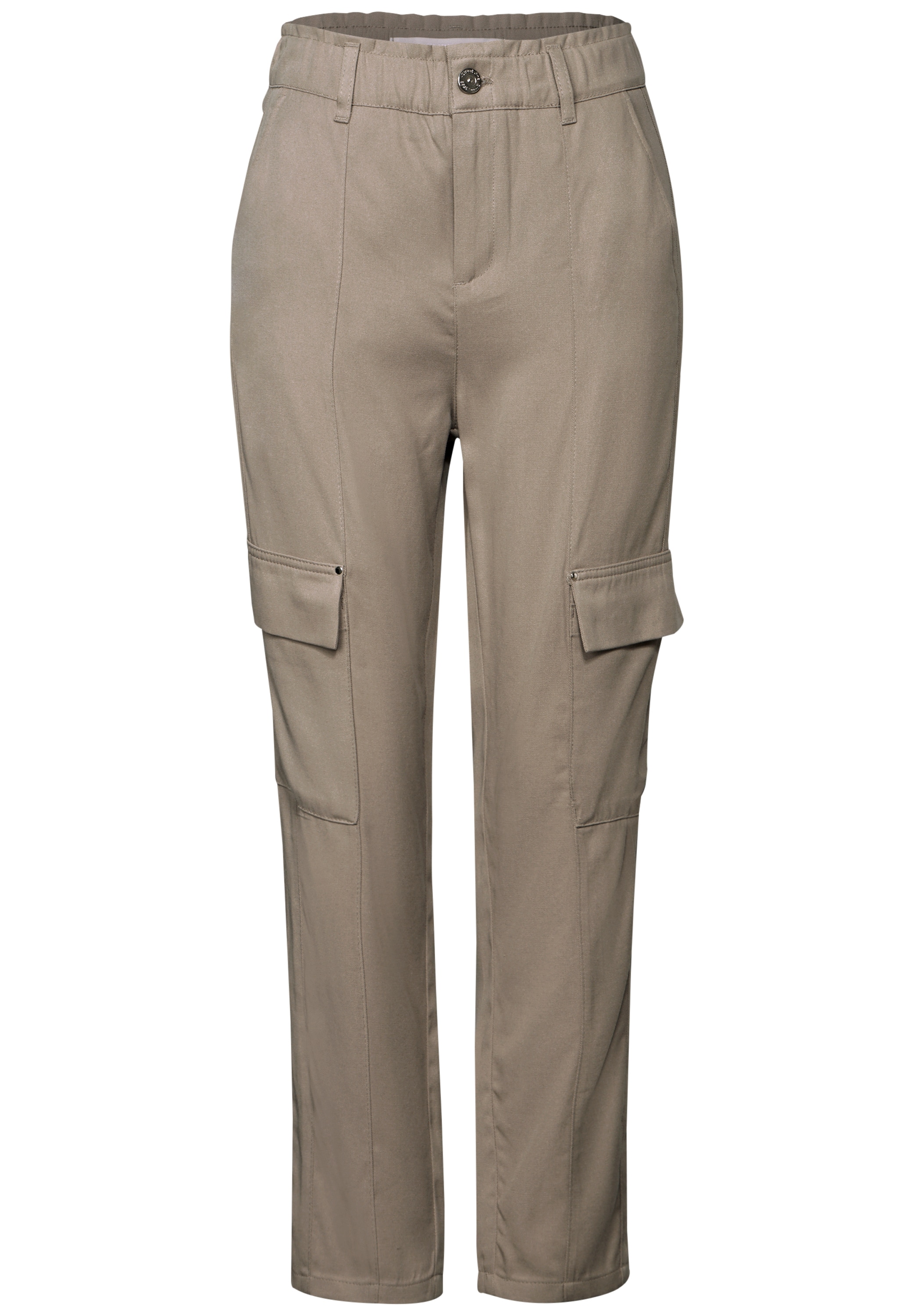 STREET ONE Paperbag-Hose  im Cargo-Look