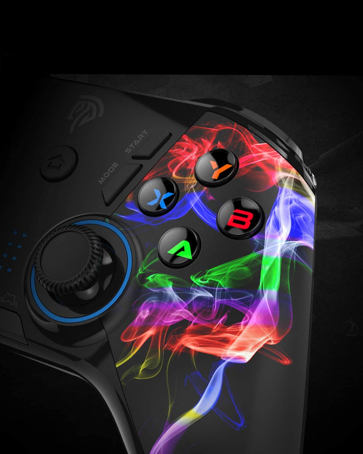 Kabelloser 2.4GHz Wireless Game Controller für Sony PlayStation PS3 / PC / Android (ESM-9110) - Bunt