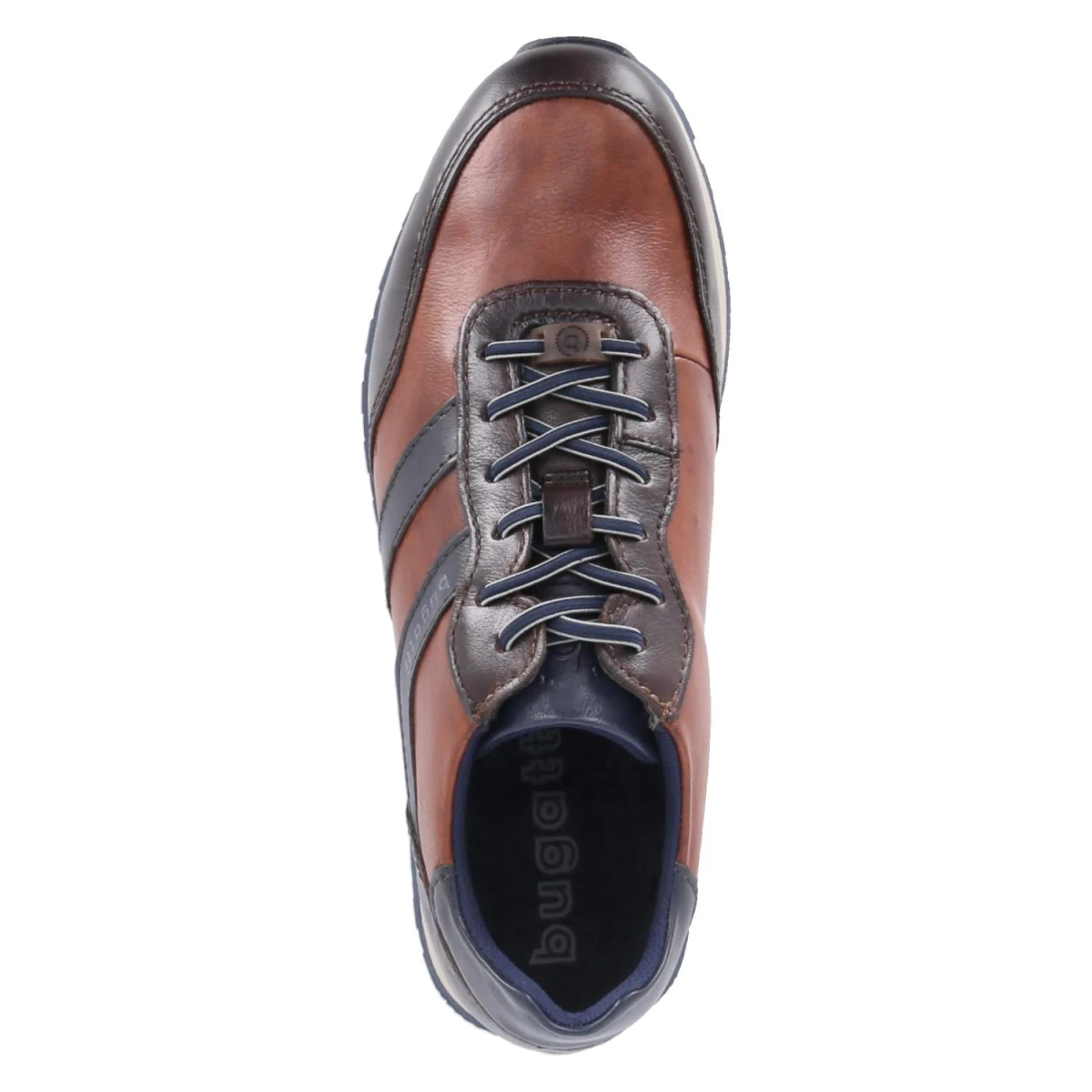 BugattiLow Sneaker - dark brown / cognac