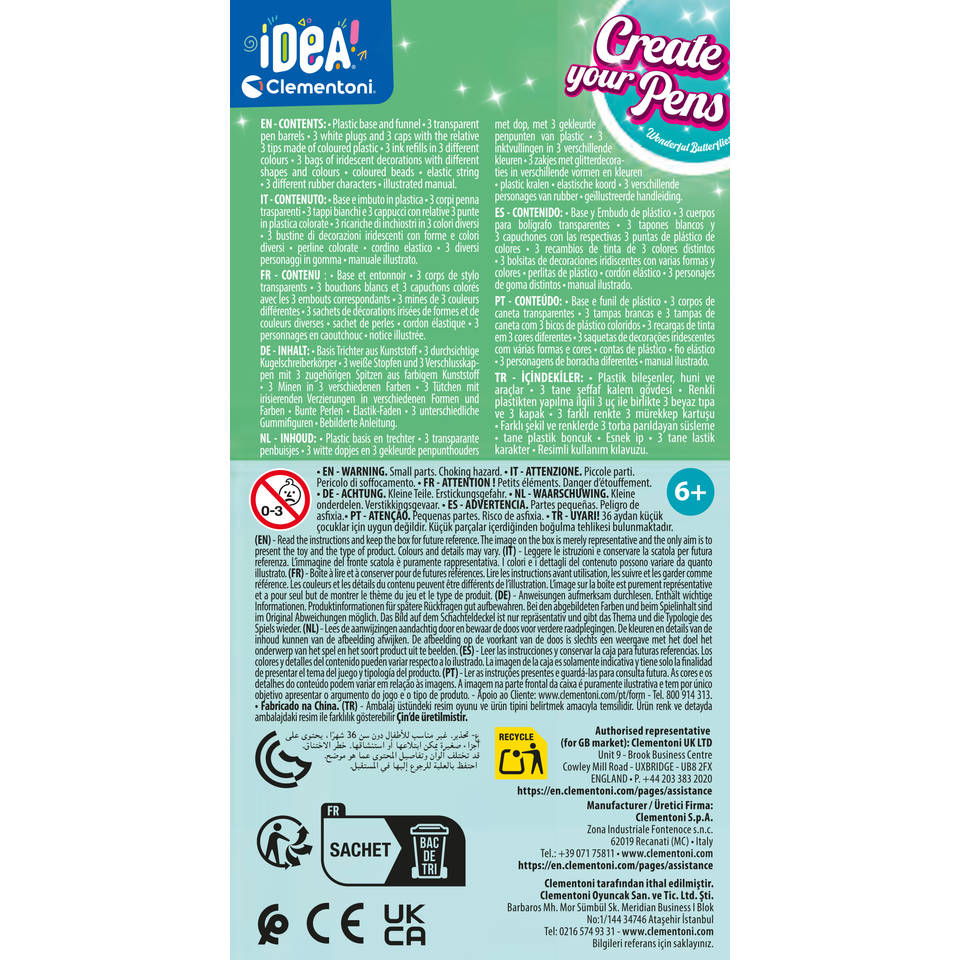 Clementoni Idea kleine pen lab vlinder