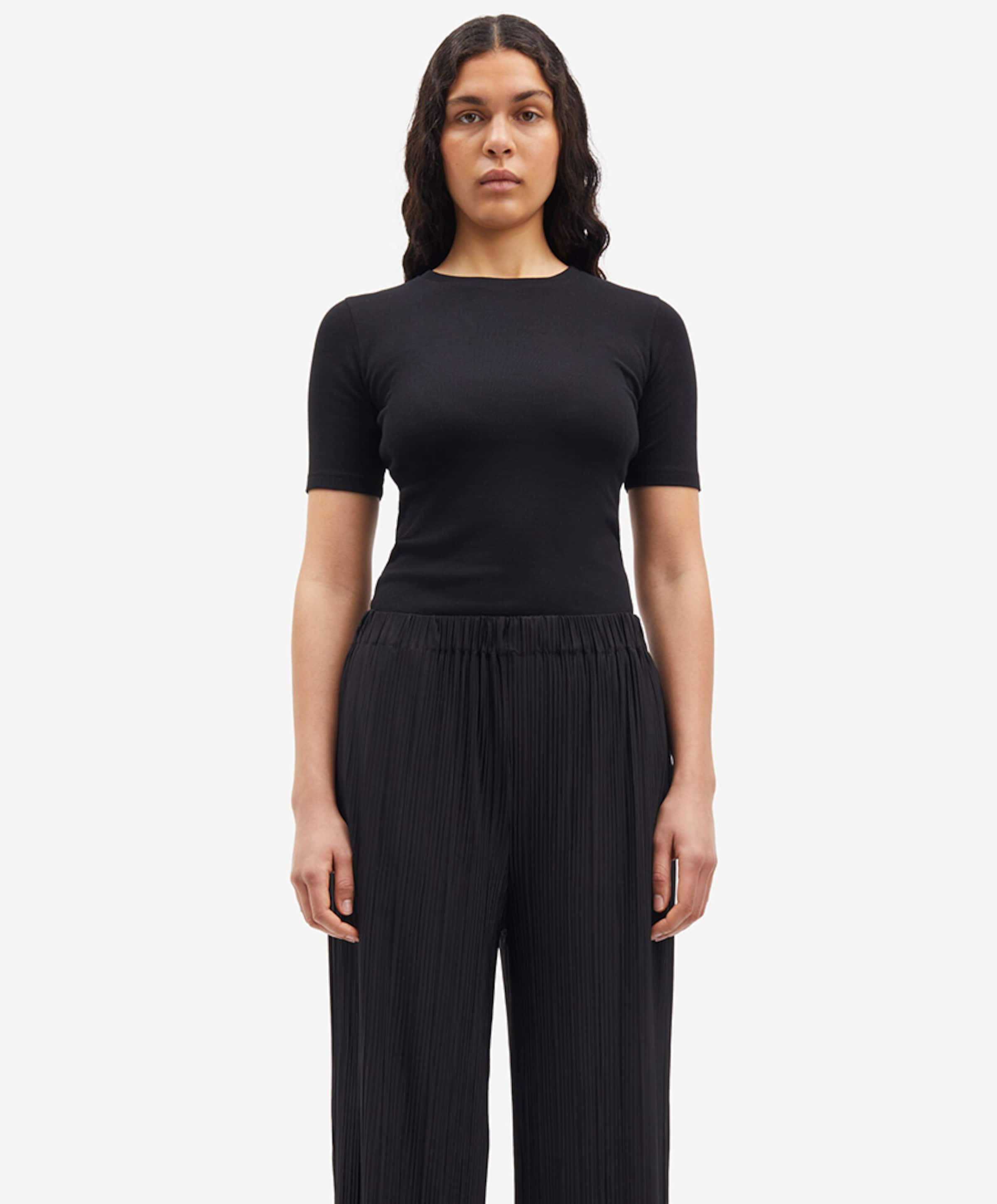 Samsøe Samsøe Dames T-shirt zwart