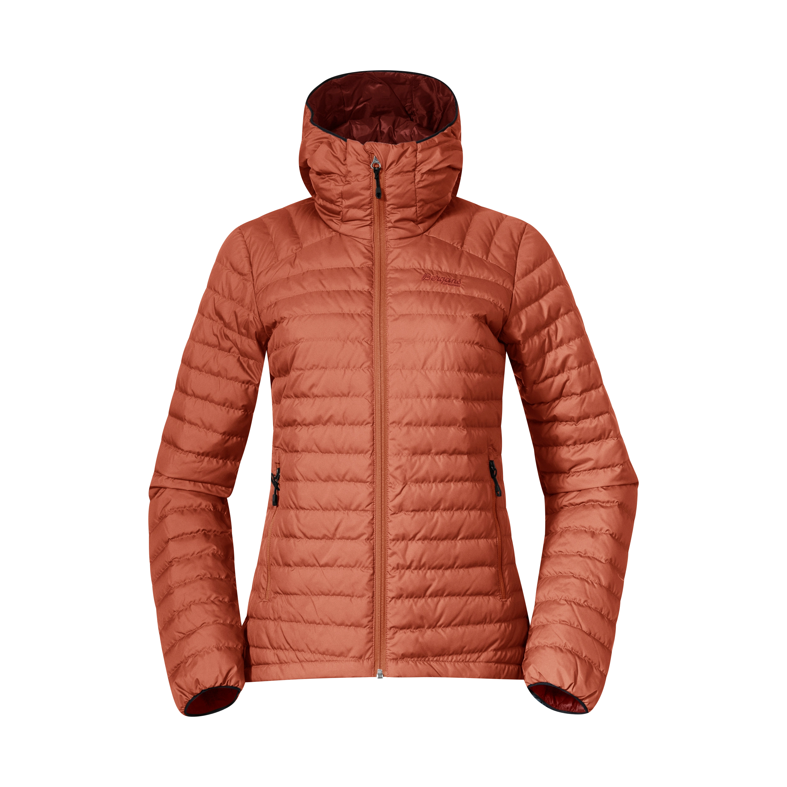 Lava Light Down Jacket w/Hood Women Terracotta
