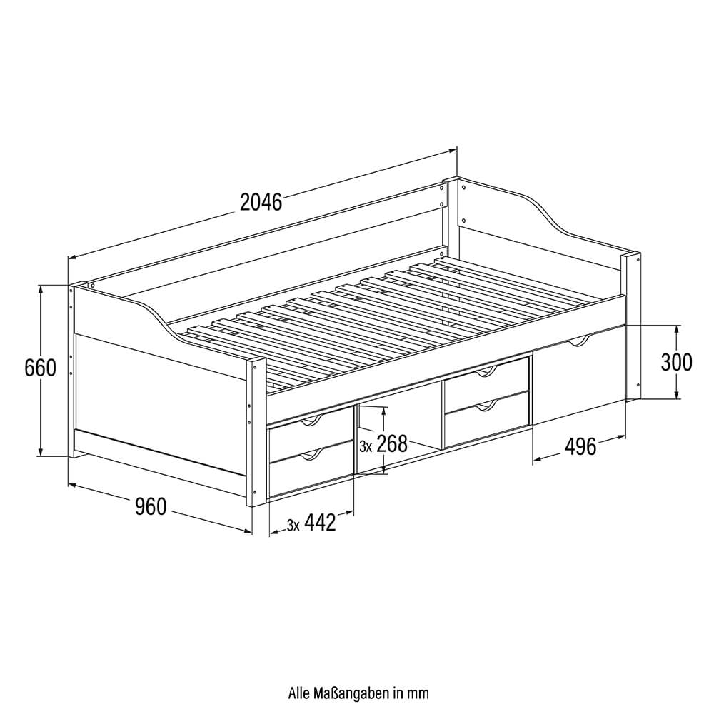 Home Deluxe Kinderbed Grijs
