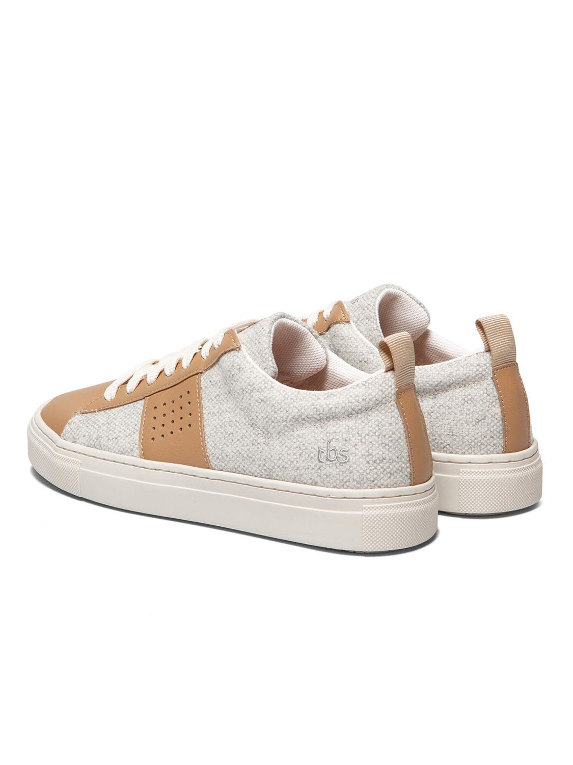 Baskets Femme Camel et Beige Recyclables