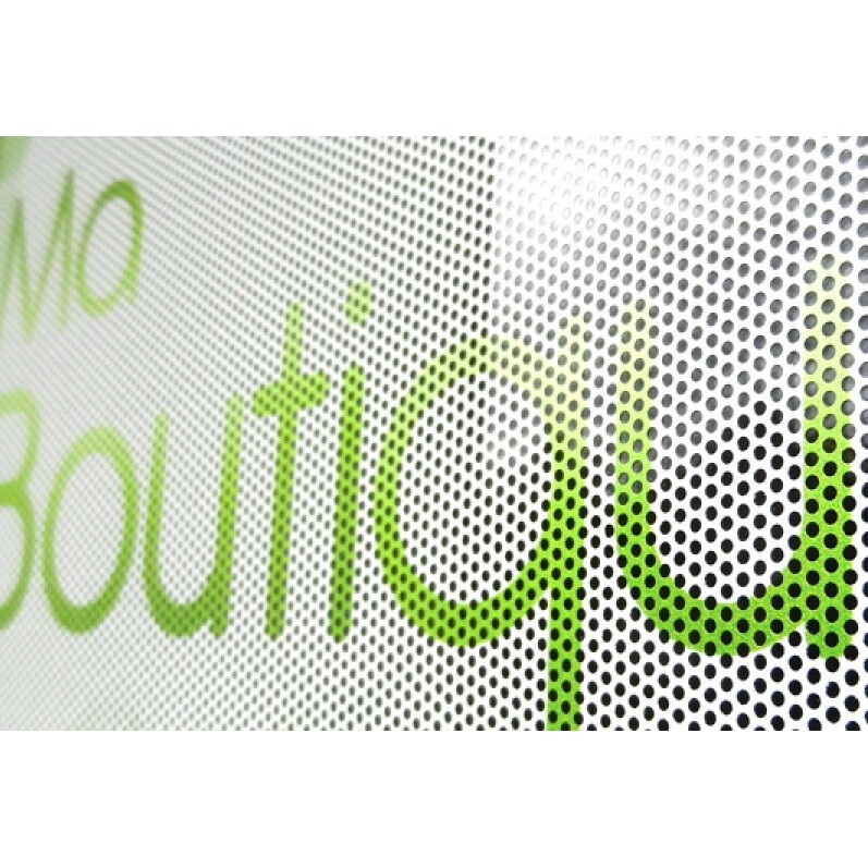 Signalisation surface vitrée Micro Perforée