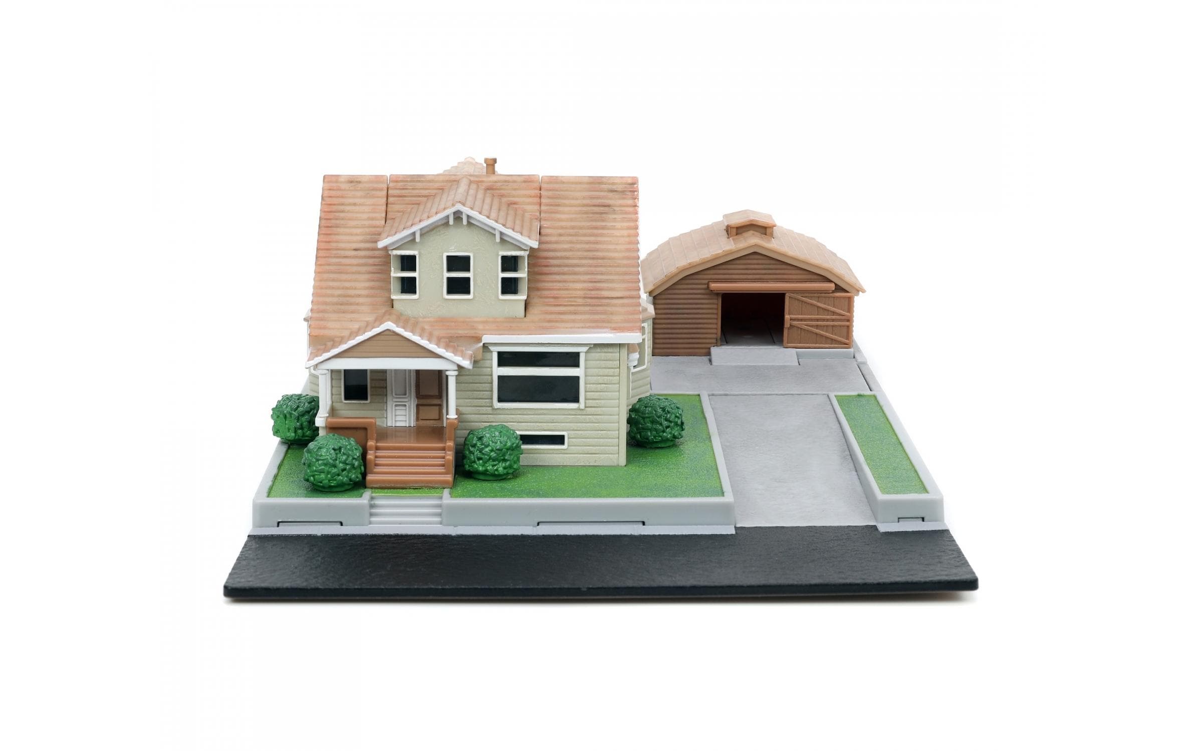 Fast & Furious Diorama Dom's House mit 2 Nano CarsFast & Furious Dom Toretto Haus Diorama mit zwei Modellautos