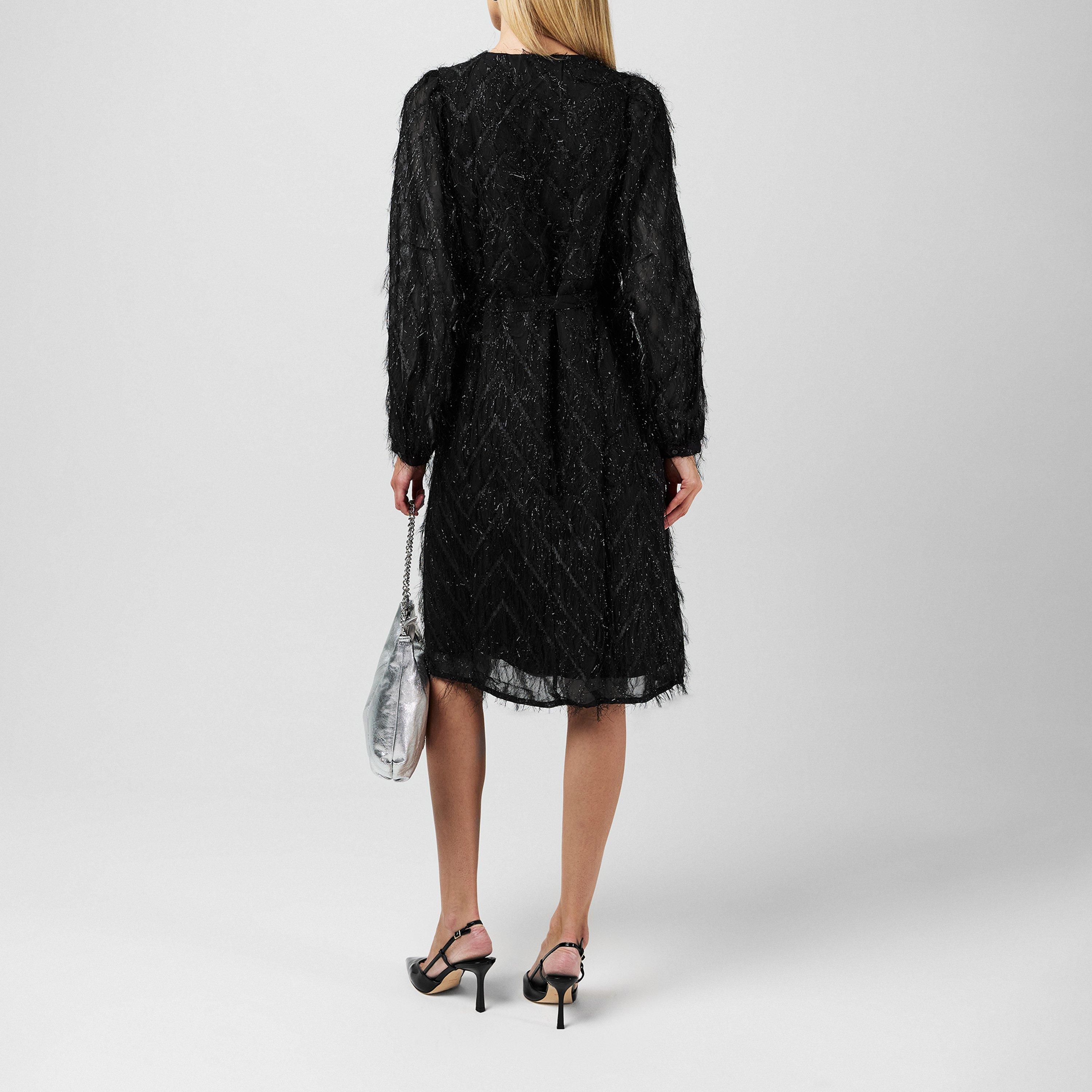 Vila Feather Wrap Dress
