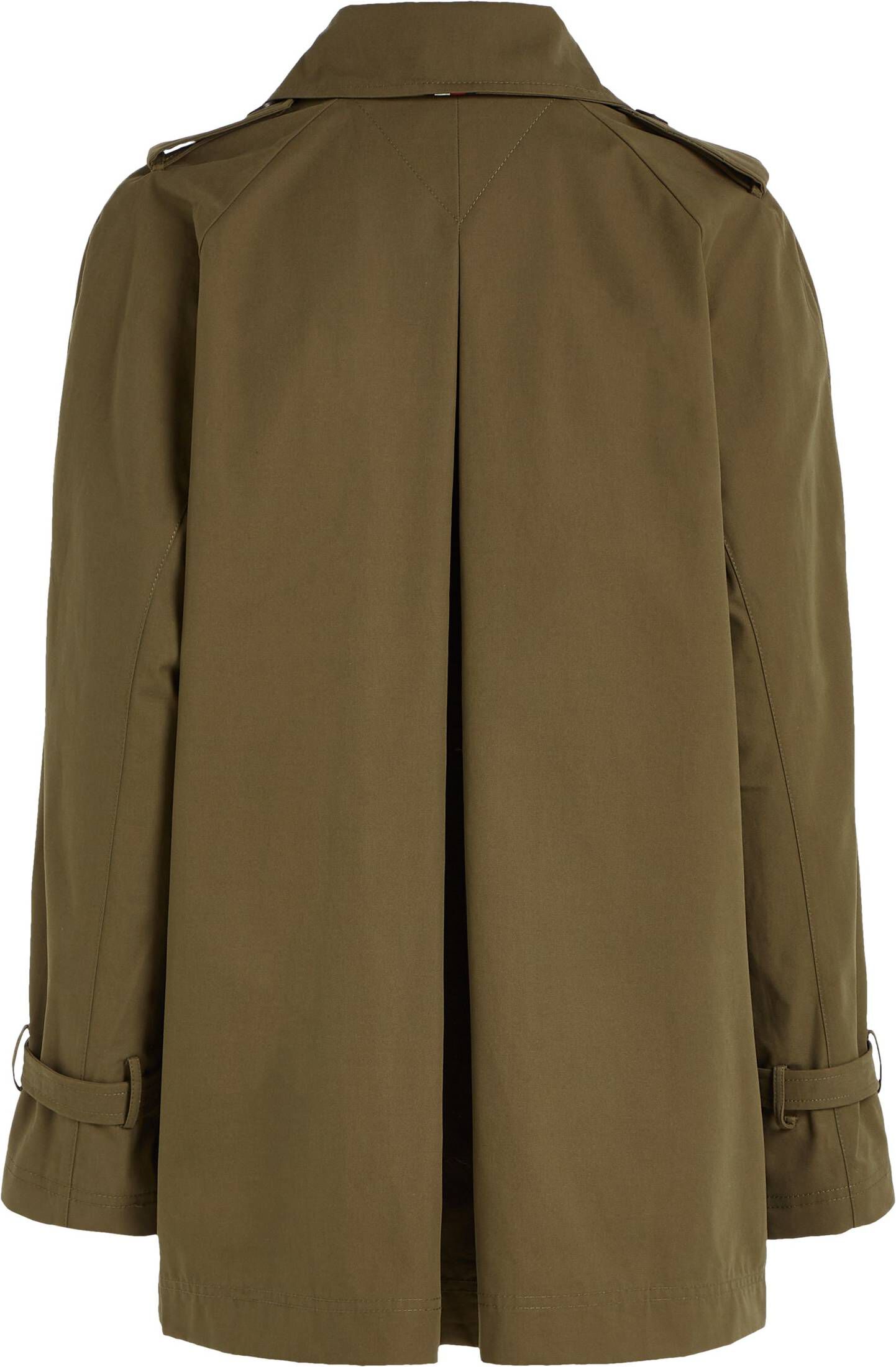 Tommy Hilfiger| Damen Kurzmantel PEACHED COTTON SHORT TRENCH