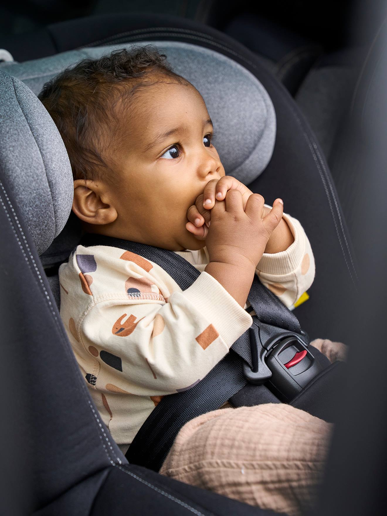 Cadeira auto giratória Isofix VERTBAUDET i-Size Spiro Grupo 0+/1, preta