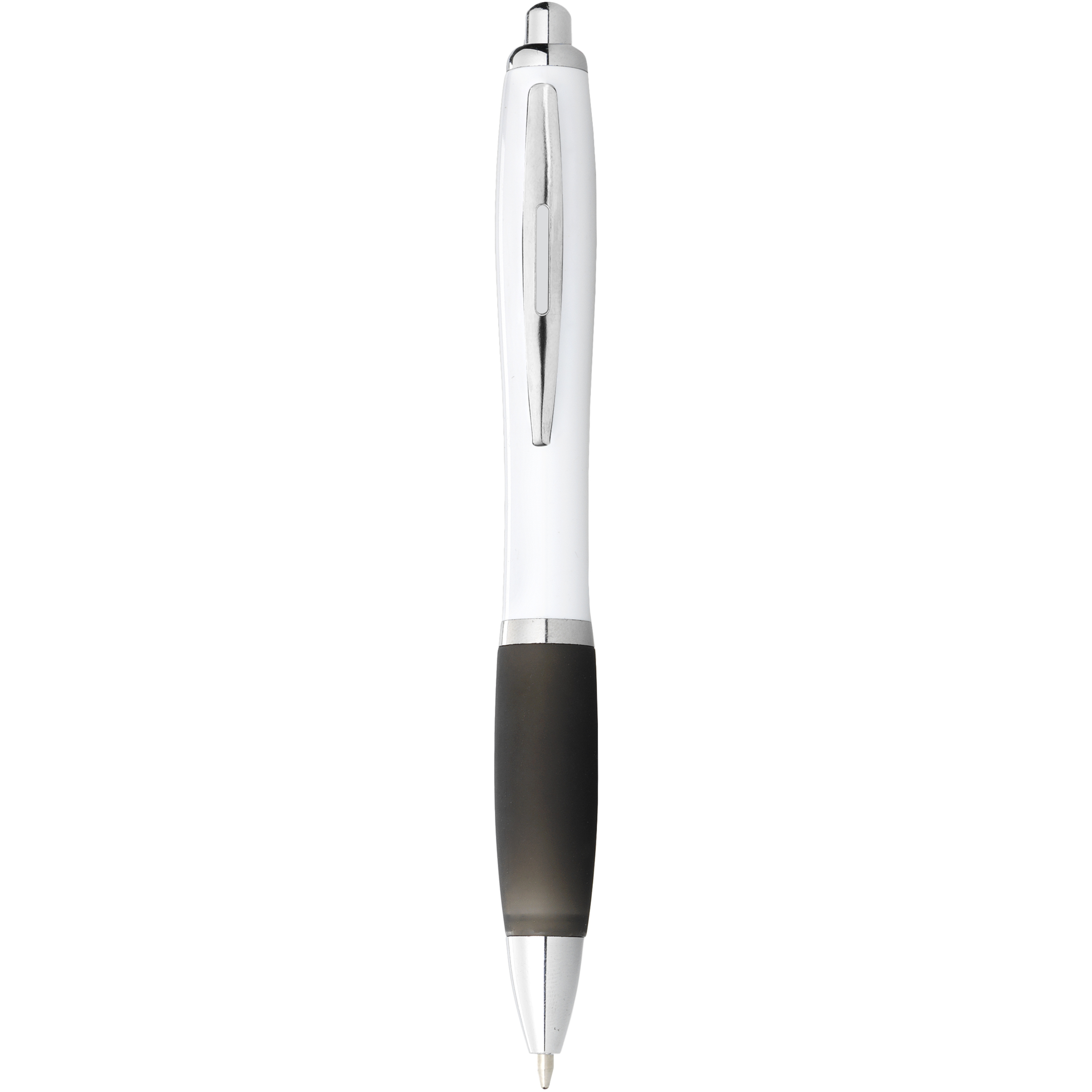 EgotierPro 106900 - Stylo bille avec corps blanc et grip coloré Nash