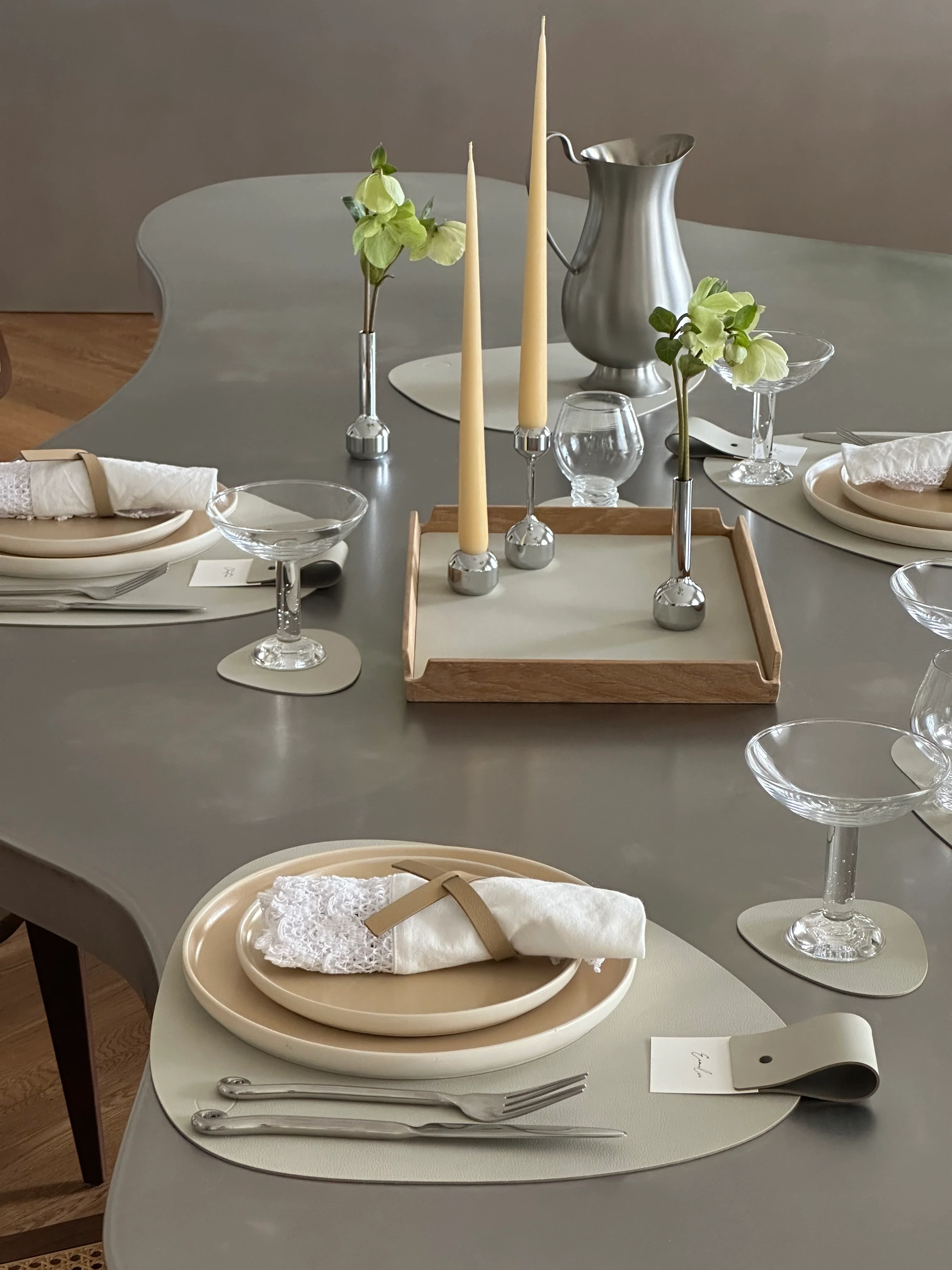 LIND DNA  Teakbakke, Square S Airy Nupo - Clay Brown/Teak