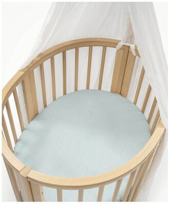Stokke Sleepi Mini Dra-på-Laken V3 109x90, Dots Sage